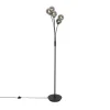 Qazqa vloerlampen athens zwart g9