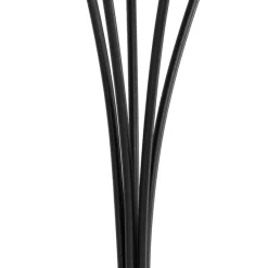 Qazqa vloerlampen athens zwart g9