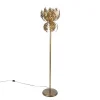 Qazqa vloerlampen botanica goudkleurig e27