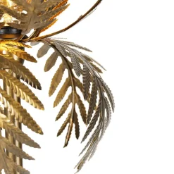Qazqa vloerlampen botanica goudkleurig e27