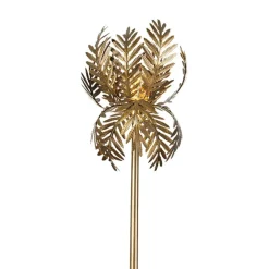 Qazqa vloerlampen botanica goudkleurig e27