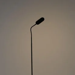 Qazqa vloerlampen botot zwart geïntegreerde led