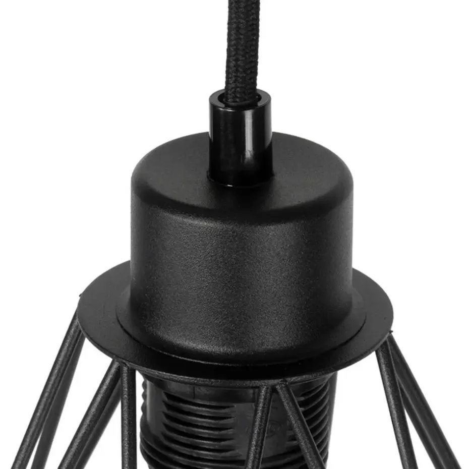 Qazqa vloerlampen chon zwart e27