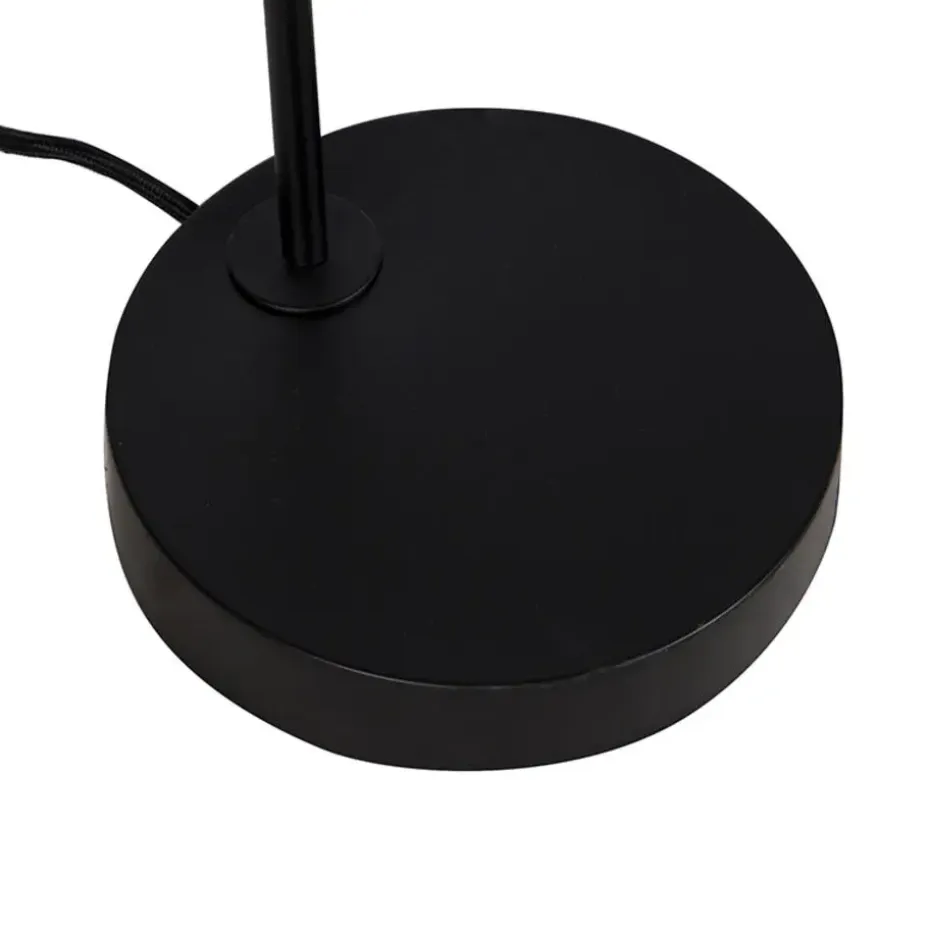 Qazqa vloerlampen facil zwart e27