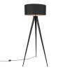 Qazqa vloerlampen ilse zwart e27