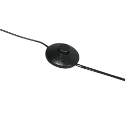 Qazqa vloerlampen ilse zwart e27