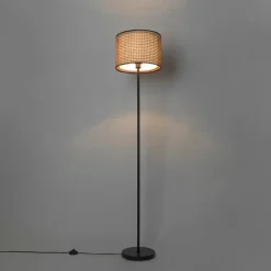 Qazqa vloerlampen kata crème e27