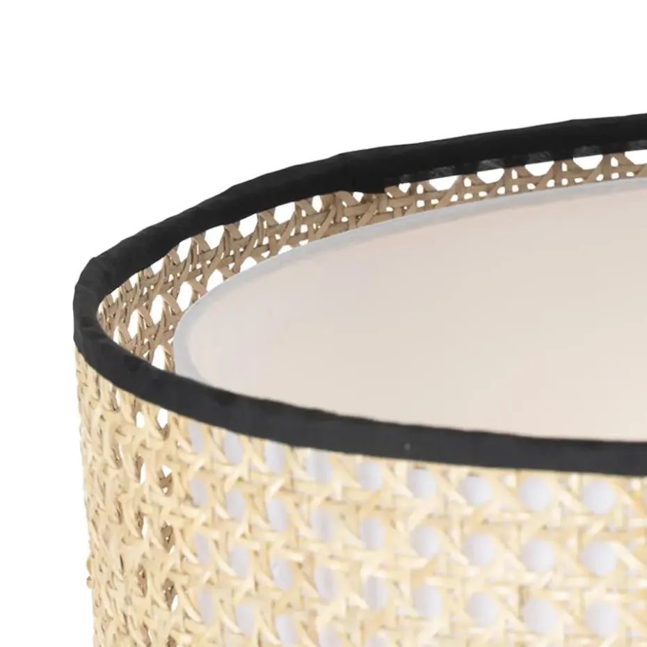Qazqa vloerlampen kata crème e27