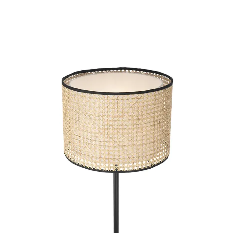 Qazqa vloerlampen kata crème e27