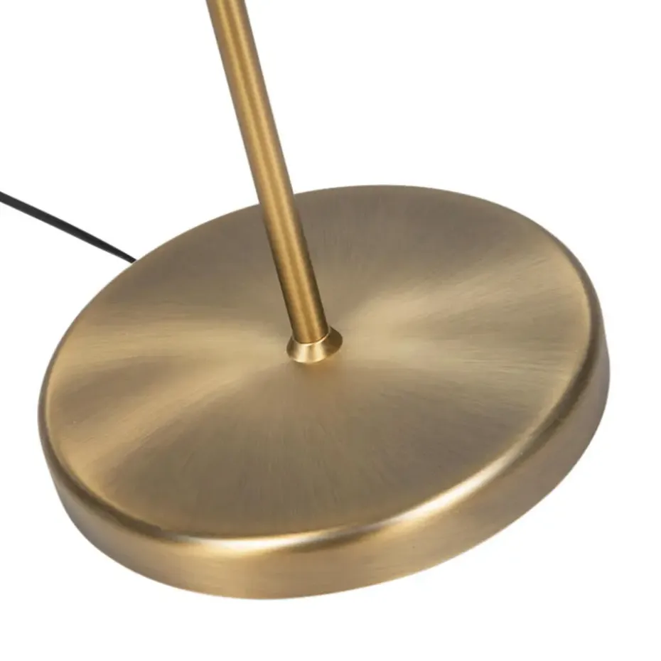 Qazqa vloerlampen ladas bruin e27