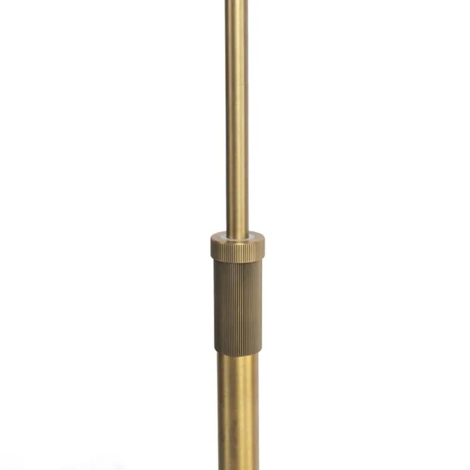 Qazqa vloerlampen ladas bruin e27