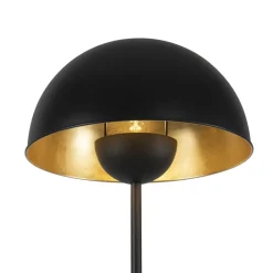 Qazqa vloerlampen magnax zwart e27