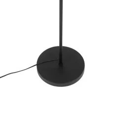 Qazqa vloerlampen magnax zwart e27