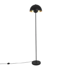 Qazqa vloerlampen magnax zwart e27