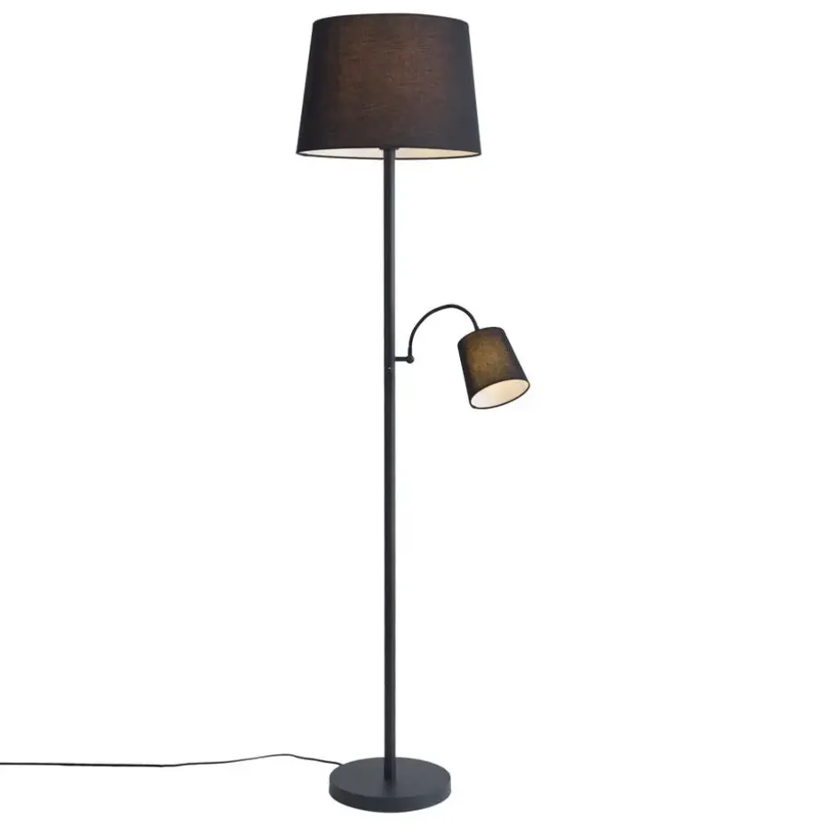 Qazqa vloerlampen retro wit e27