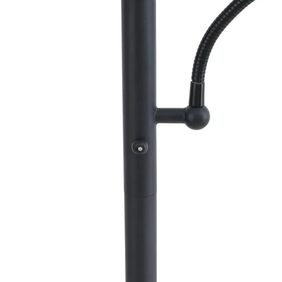 Qazqa vloerlampen retro wit e27
