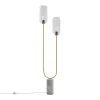 Qazqa vloerlampen rid goudkleurig e27