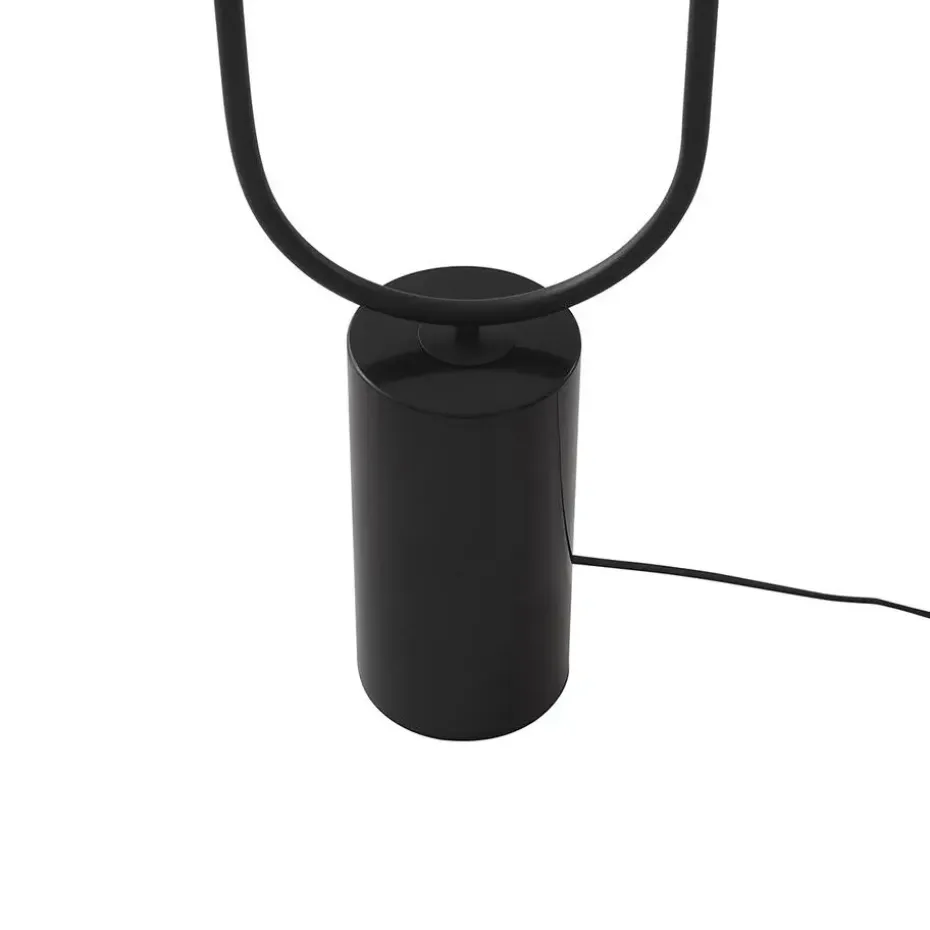 Qazqa vloerlampen rid zwart e27