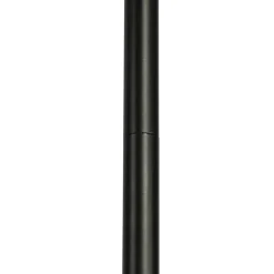 Qazqa vloerlampen vidro zwart e14