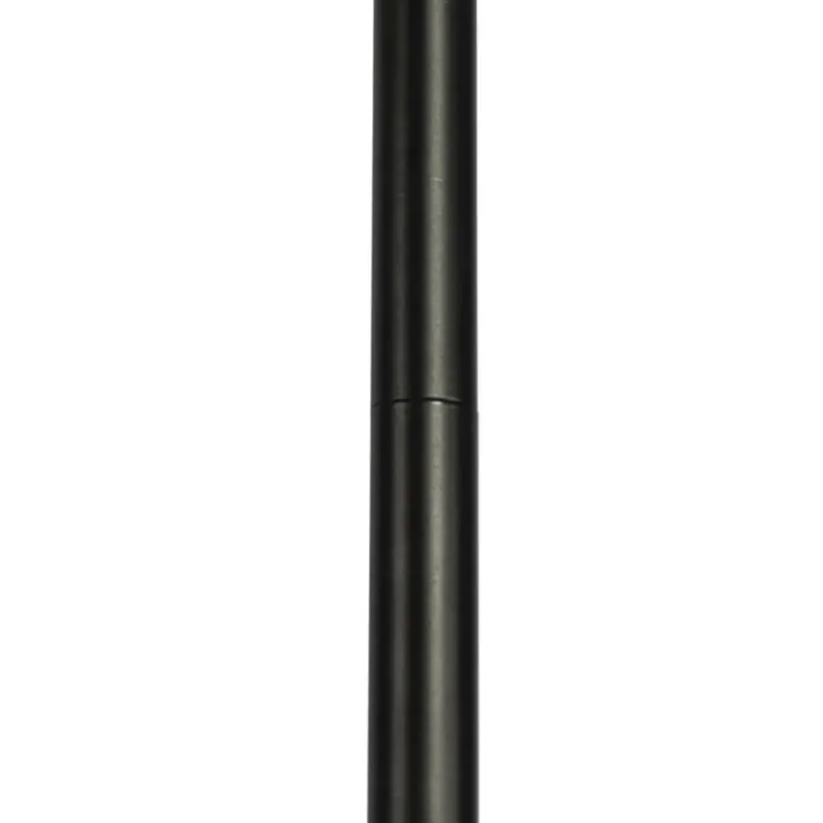Qazqa vloerlampen vidro zwart e14