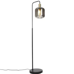 Qazqa vloerlampen zuzanna grijs e27