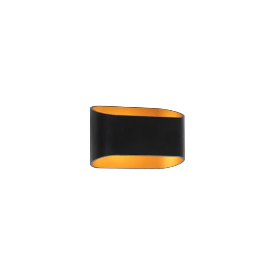Qazqa wandlampen alone zwart g9