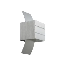Qazqa wandlampen amy zilverkleurig g9