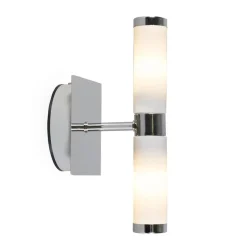 Qazqa wandlampen bath zilverkleurig g9