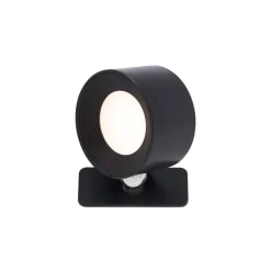 Qazqa wandlampen bright zwart geïntegreerde led
