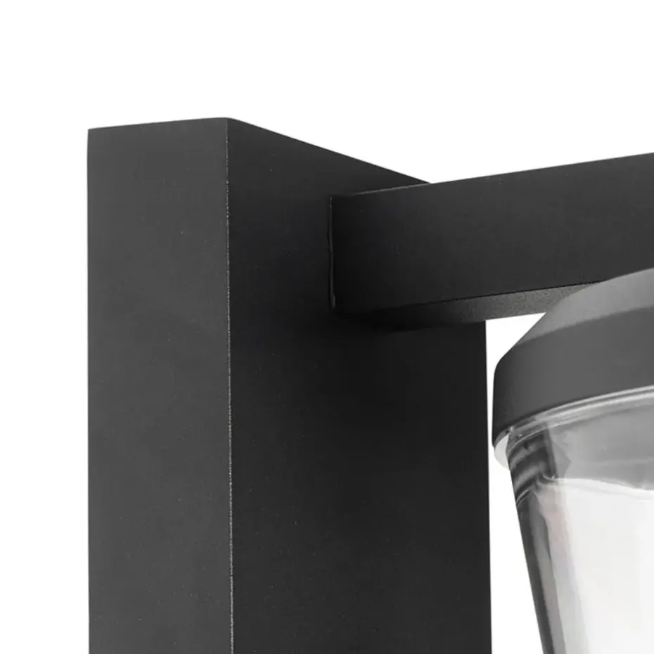 Qazqa wandlampen buiten joren zwart e27