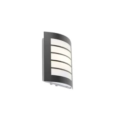 Qazqa wandlampen buiten miro zwart e27