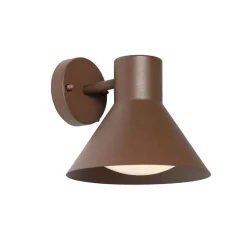 Qazqa wandlampen buiten natas bronskleurig e27