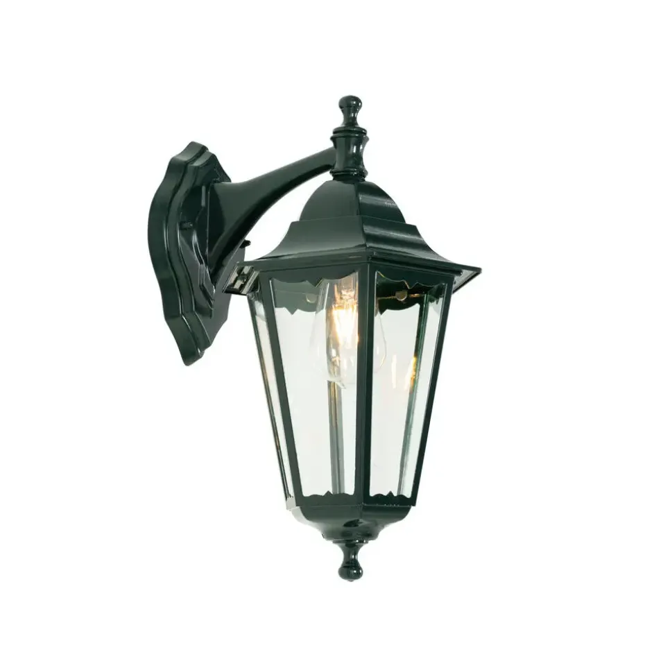 Qazqa wandlampen buiten new orleans groen e27