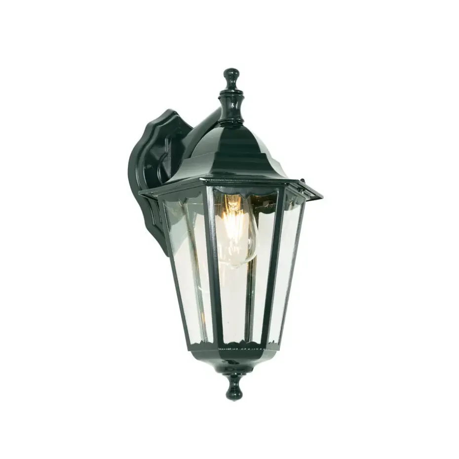 Qazqa wandlampen buiten new orleans groen e27