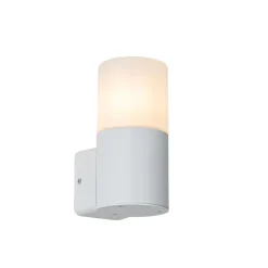 Qazqa wandlampen buiten odense wit e27