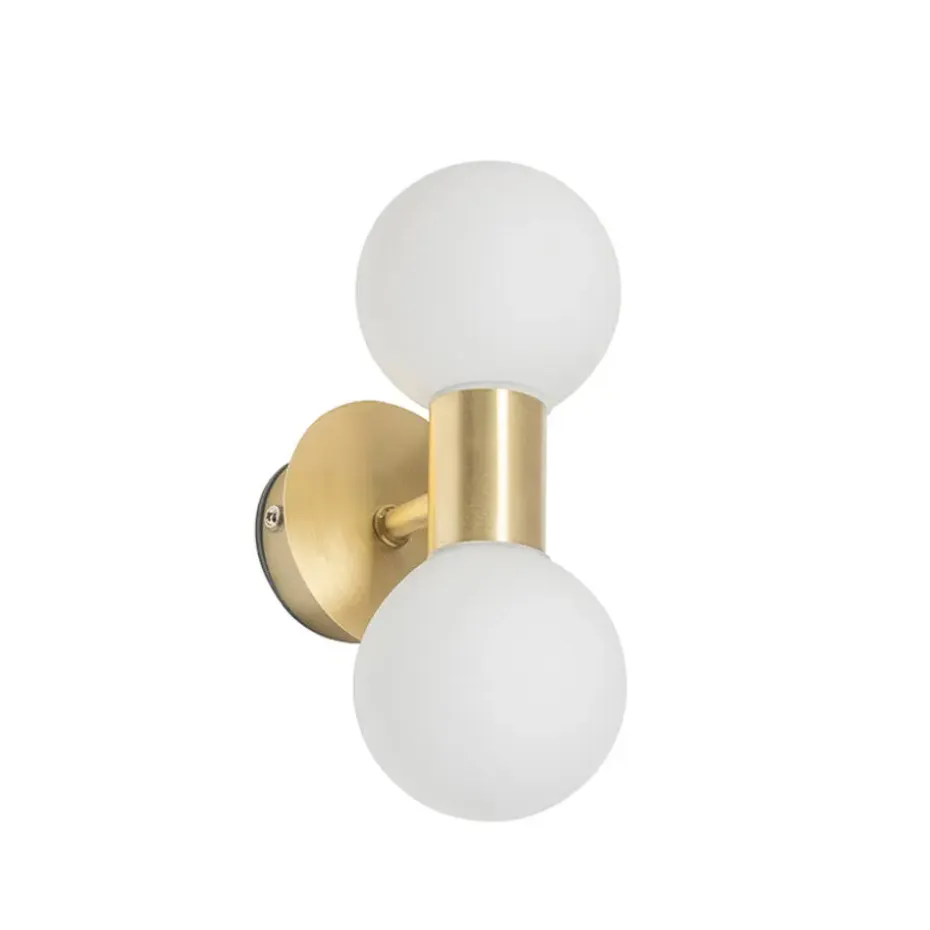 Qazqa wandlampen cederic goudkleurig g9