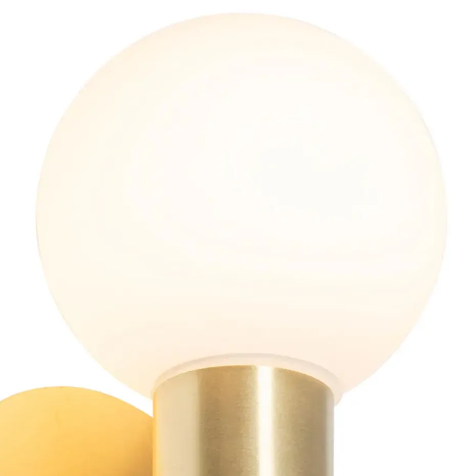 Qazqa wandlampen cederic goudkleurig g9