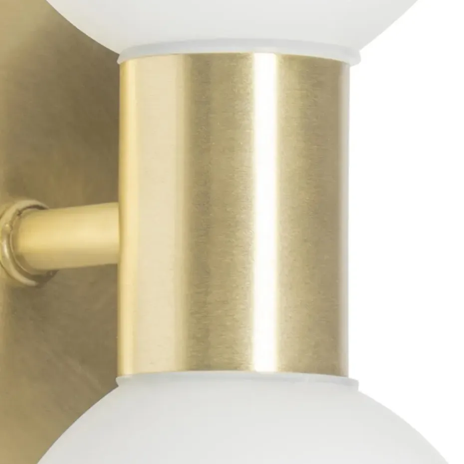 Qazqa wandlampen cederic goudkleurig g9