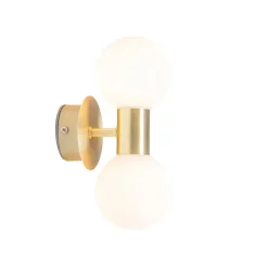 Qazqa wandlampen cederic goudkleurig g9