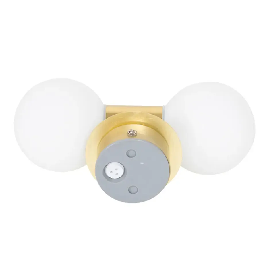 Qazqa wandlampen cederic goudkleurig g9