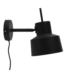 Qazqa wandlampen chappie zwart e27