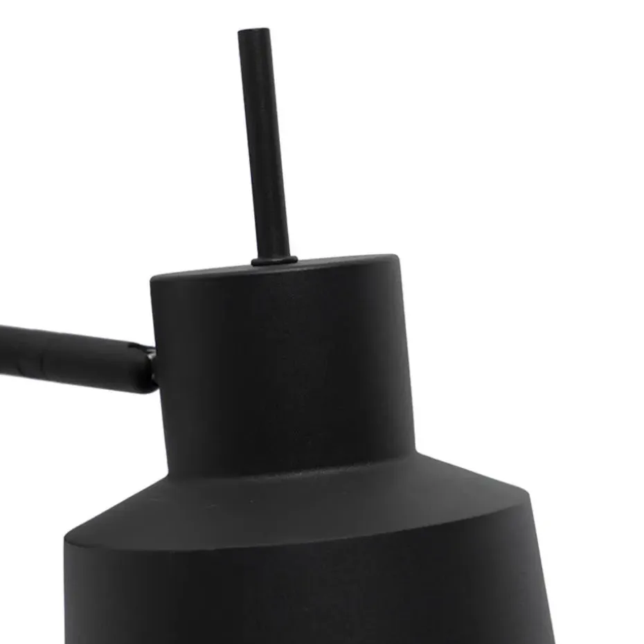 Qazqa wandlampen chappie zwart e27