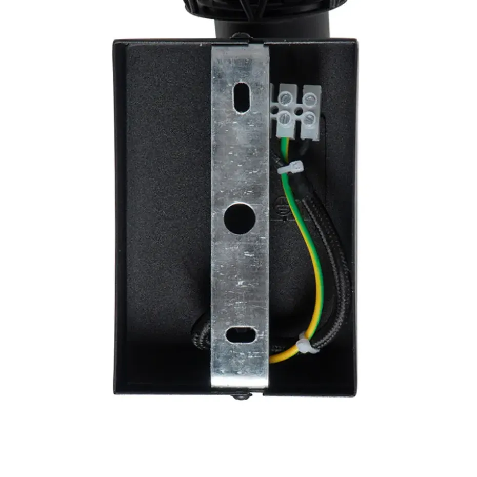 Qazqa wandlampen chon zwart e27