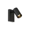 Qazqa wandlampen jeana luxe zwart gu10