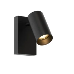 Qazqa wandlampen jeana luxe zwart gu10