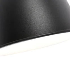 Qazqa wandlampen merle zwart e27