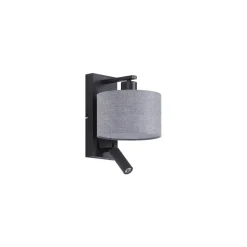 Qazqa wandlampen puglia grijs e27
