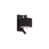 Qazqa wandlampen puglia zwart e27