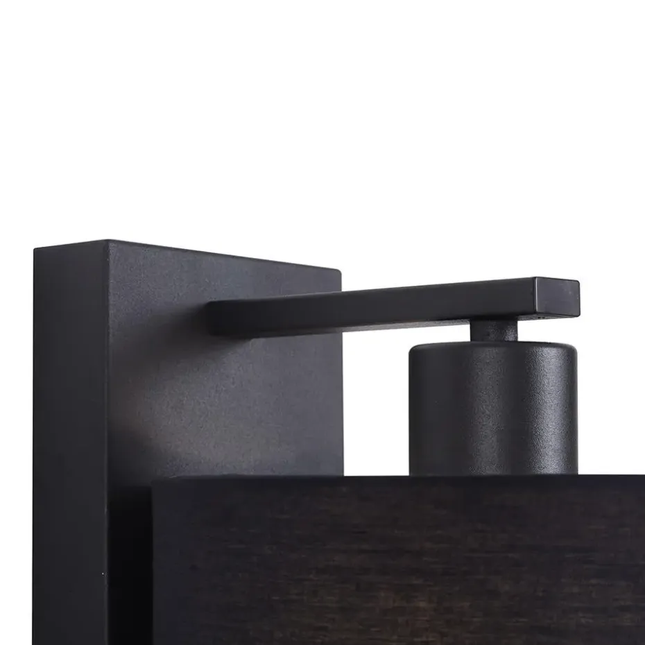 Qazqa wandlampen puglia zwart e27