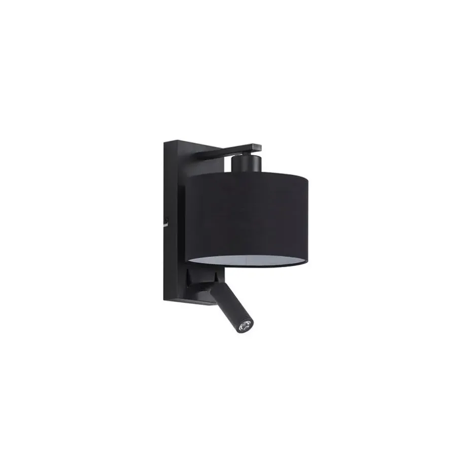 Qazqa wandlampen puglia zwart e27